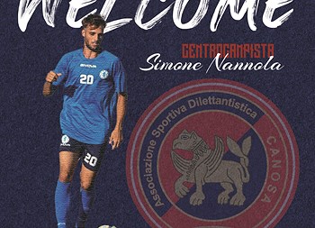 Canosa Calcio, il secondo colpo di mercato è servito: ecco il classe 2001 Simone Nannola