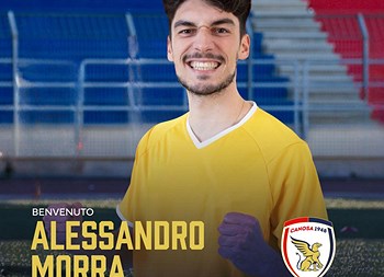 Colpo del Canosa Calcio: il centrocampo si rinforza con l’arrivo di Alessandro Morra