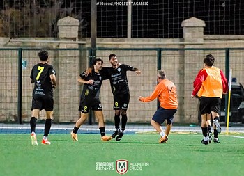 Canosa Calcio, 6 (vittorie di fila) bellissimo! Sanchez, Mangialardi e Saani griffano lo 0-4 al Molfetta