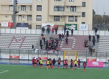 Canosa Calcio, vittoria con le unghie e con i denti.  E' 0-1 al Borgorosso Molfetta: rossoblù poco brillanti