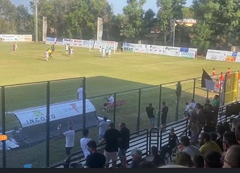 Brusca battuta d'arresto per il Canosa a Galatina. L'ex Romano e Molina firmano il 3-0 finale